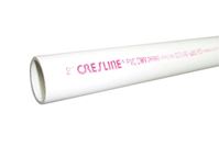 Cresline PVC DWV Pipe 6 in. Dia. x 10 ft. L Plain End Schedule 40 220 psi 