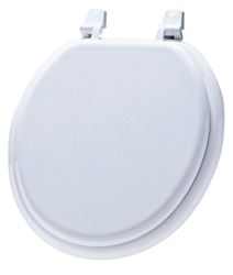 Mayfair Wood Toilet Seat Round White 