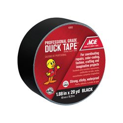 Ace  Duct Tape  1.88 in. W x 20 yd. L Black 