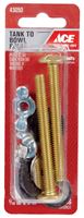 Ace Tank to Bowl Bolts 5/16 in. H x 3 in. L Brass 