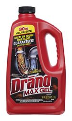 Drano  Professional Strength  Max Gel  Clog Remover  80 oz. 