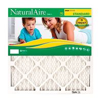 NaturalAire 18 in. W x 20 in. H x 1 in. D Pleated 8 MERV Pleated Air Filter 