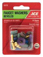 Ace  1-7/8 in. Dia. Synthetic Rubber  Beveled Faucet Washer  10 