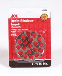 Ace  1-7/8 in. Dia. Sink Strainer  Chrome 