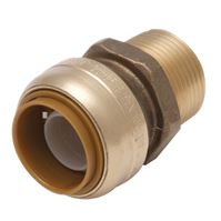 Sharkbite 3/4 in. Dia. x 3/4 in. Dia. Push To MPT Brass Connector 