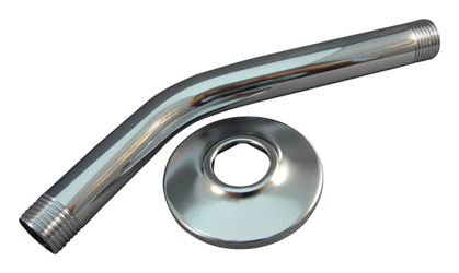 Ace  Chrome  Shower Arm and Flange  1/2 in. MIP 