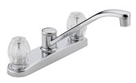 Peerless Classic Two Handle Chrome Kitchen Faucet 