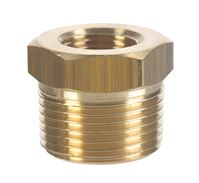 Ace 3/8 in. Dia. x 1/8 in. Dia. MPT To FPT Yellow Brass Hex Bushing 