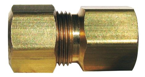 JMF 1/2 in. FPT Dia. x 1/2 in. FPT Dia. Brass Low Lead Compression Fitting 