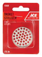 Ace 1-3/8 in. Dia. Replacement Strainer Basket Polished Chrome 