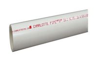 Cresline  PVC DWV Pipe  1-1/4 in. Dia. x 10 ft. L Plain End  Schedule 40  370 psi 