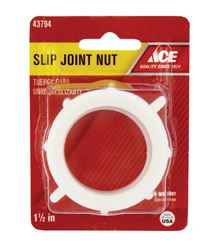 Ace Plastic Slip Joint Nut and Washer 