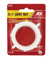 Ace Plastic Slip Joint Nut and Washer 