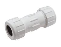 King Brothers Inc.  2 in. Dia. x 2 in. Dia. PVC  Lead-Free  Compression Coupling 