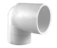 Charlotte Pipe 1-1/4 in. Dia. x 1-1/4 in. Dia. Slip To MPT 90 deg. Schedule 40 PVC Street Elbow 