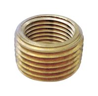 JMF 3/4 in. Dia. x 1/2 in. Dia. MPT To FPT Yellow Brass Pipe Face Bushing 