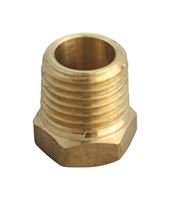 JMF 3/4 in. Dia. x 1/2 in. Dia. MPT To FPT Yellow Brass Hex Bushing 