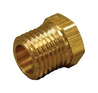 JMF 1 in. Dia. x 3/8 in. Dia. MPT To FPT Yellow Brass Hex Bushing 