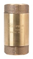 Campbell 1 in. FIP X 1 in. FIP Red Brass Check Valve 