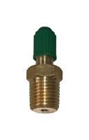Campbell 1/4 in. Dia. x 1/4 in. Dia. Brass Snifter Air Valve 