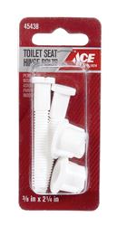 Ace  Toilet Seat Hinge Bolts  Plastic 