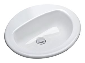 Mansfield  MS  Oval  17 in. Lavatory Sink  White