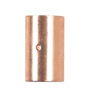 Elkhart 1/4 in. Dia. x 1/4 in. Dia. Sweat To Sweat To Coupling Copper Coupling With Stop 