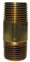 JMF 5 in. 1/4 MPT To MPT 1/4 in. Dia. Brass Pipe Nipple 