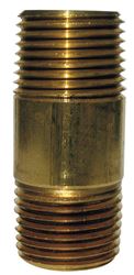 JMF 6 in. 1/4 MPT To MPT 1/4 in. Dia. Brass Pipe Nipple 