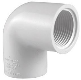 Charlotte Pipe Schedule 40 FPT To FPT 1-1/4 in. Dia. x 1-1/4 in. Dia. 90 deg. PVC Elbow
