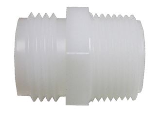 Green Leaf  3/4 in. Dia. x 3/4 in. Dia. MHT To MPT  Nylon  Hose Adapter 