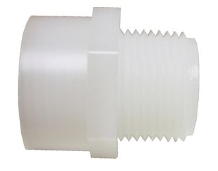Green Leaf  Green Leaf  3/4 in. Dia. x 3/4 in. Dia. FHT To MPT  Nylon  Hose Adapter 