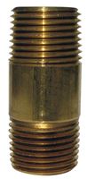 JMF 2 in. 1/2 MPT To MPT 1/2 in. Dia. Brass Pipe Nipple 