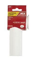 Ace Garbage Disposal Elbow White 