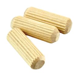 Wolfcraft  Fluted  Birch  Dowel Pin  3/8 in. Dia. x 3/8 in. L 