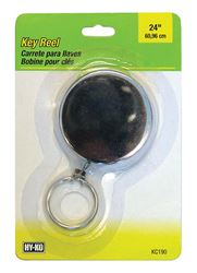 Hy-Ko Products  Stainless Steel  Key Reel  Key Chain  Silver 