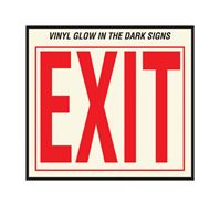 Hy-Ko  English  10 in. H x 12 in. W Vinyl  Sign  Exit 
