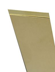 K&S Metal Strips 0.016 x 2 in. x 12 in.  Brass   For Hobbies and Model Buiding Carded 