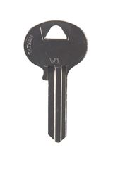 Hy-Ko  Automotive  Key Blank  EZ# W1  Single sided Nickel-Plated Brass  W1 Keypackage: 10Cylinder  1 