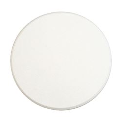 Prime-Line  Vinyl  Door Knob & Wall Shield  7-7/8 in. H x 1/4 in. L x 5 in. W White 