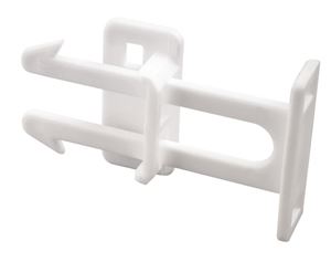 Prime-Line  White  Plastic  Drawer Latches  3 pk