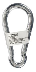 Campbell Chain  Zinc Plated  Steel  Spring Snap  Silver  350 lb. 4-3/4 in. L 10 pk 