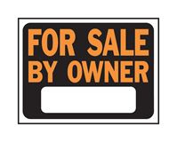 Hy-Ko  English  Plastic  Sign  For Sale by Owner 