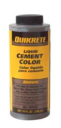 Quikrete  10 oz. Liquid Cement Color  Brown 
