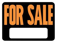Hy-Ko  English  9 in. H x 12 in. W Plastic  Sign  For Sale 