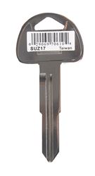 Hy-Ko  Automotive  Key Blank  EZ# SUZ17  Double sided Nickel-Plated Brass  Fits Many 2002 And Older 