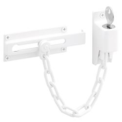 Prime-Line  3.25 in. L Painted  Chain Door Guard 