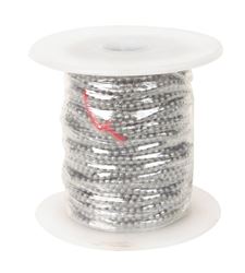 Hy-Ko Products  Aluminum  3/32 in. Dia. Beaded  Chain  Silver 