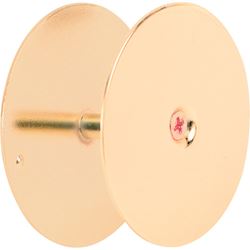 Prime-Line  Brass-Plated  Hole Cover Plate  1 pk 