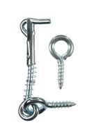 Ace  3/16  2.5 in. L Zinc Plated  Safety Hook and Eye  1 pk Steel 
